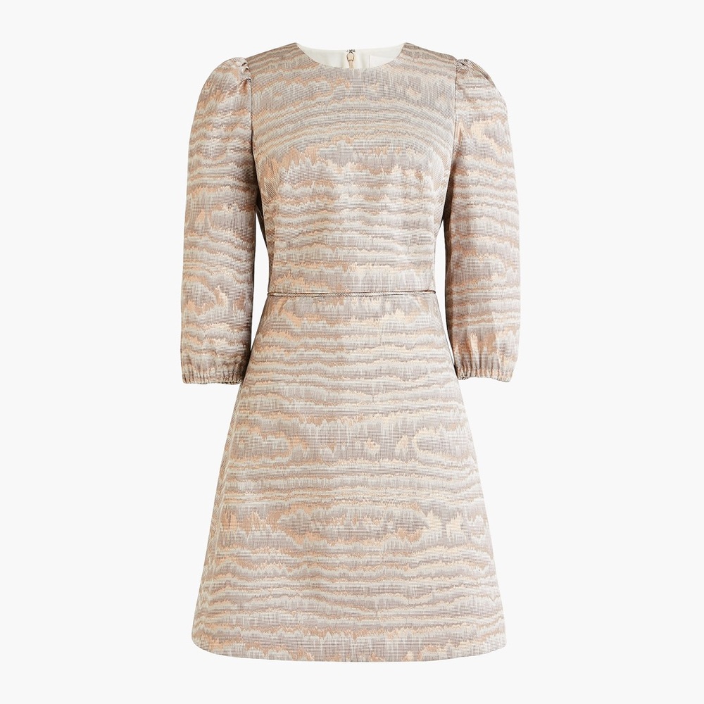 A line party dress in Ratti iridescent waves - Picture 4 of 8